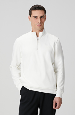 Kırık Beyaz Sweatshirt