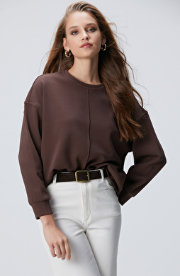 Kahverengi Sweatshirt Kahverengi Sweatshirt