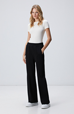 Siyah Bol Paça Basic Eşofman Siyah Bol Paça Basic Eşofman