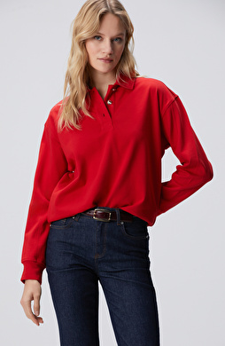 Kırmızı Sweatshirt