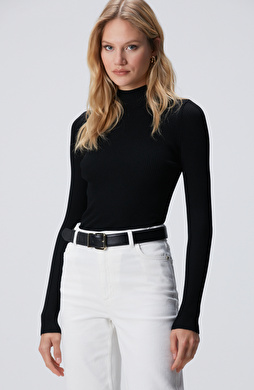 Siyah Rayon Basic Kazak Siyah Rayon Basic Kazak