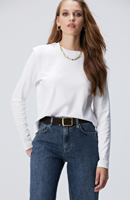 Beyaz Basic Sweatshirt Beyaz Basic Sweatshirt