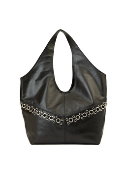 Siyah Kadın Deri Çanta Siyah Kadın Deri Çanta