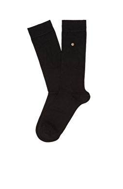 Siyah Erkek Ekstra Uzun Soket Çorap