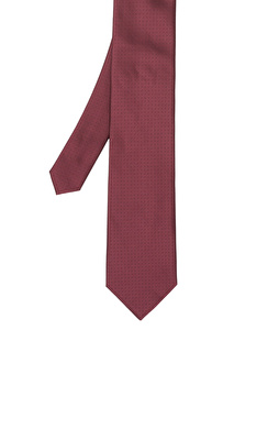 Bordo Desenli Kravat