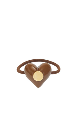 Kahverengi Kalpli Kadın Lastikli Toka