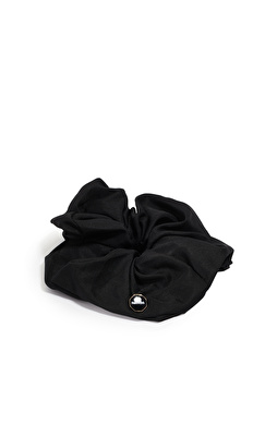 Siyah Kadın Lastikli Toka