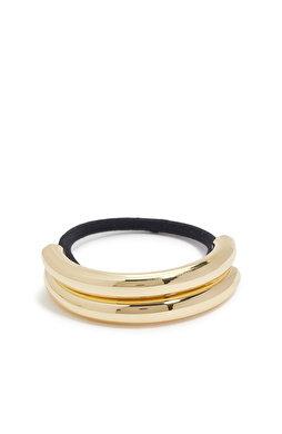 Gold Aksesuarlı Kadın Lastikli Toka