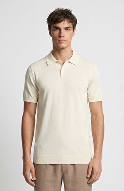 Bej Limited İpek Karışımlı Triko Kazak