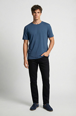 Siyah 5 Cep Denim Pantolon