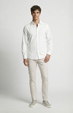 Non-Denim Taş Kemer İçi Lastikli Casual Pantolon