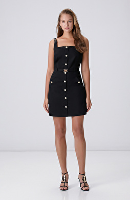 Siyah Mini Elbise