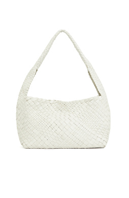 Cream Women's Leather Bag