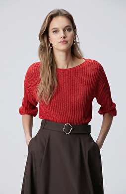 Nar Çiçeği Truvakar Kollu Kazak