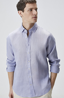 Lila Keten Gömlek