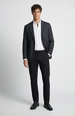 Lacivert Diyagonal Pantolon