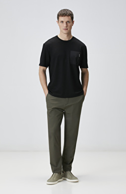 Haki Dokuma Pantolon