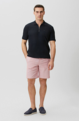 Kırmızı Çizgili Şort