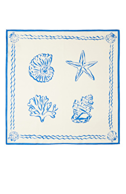 Renkli Kadın Twill İpek Fular