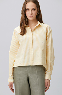 Yellow White Shirt