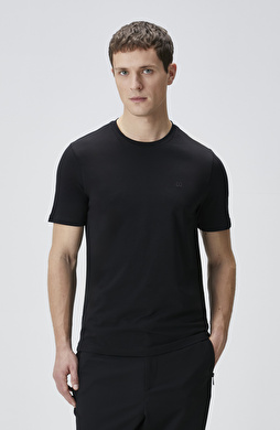 Siyah Kısa Kol Basic T-shirt