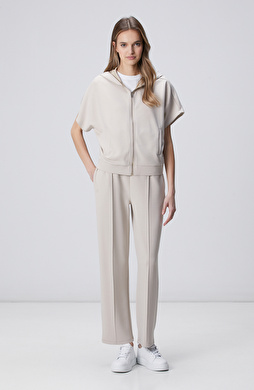 Taş Beli Lastikli Nervürlü Boru Paça Eşofman Altı