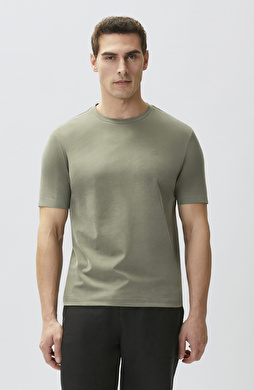 Haki Cupro Teknik T-shirt