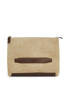 Vizon Süet Kozmetik Çantası