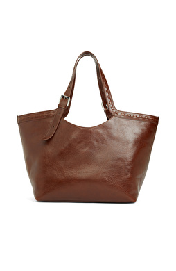 Kahverengi Kadın Deri Çanta