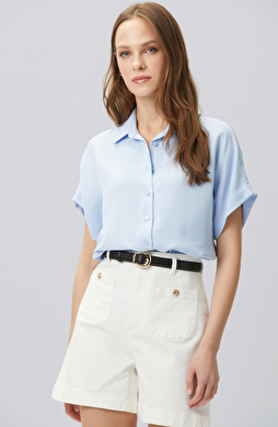 Açık Mavi Basic Gömlek