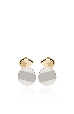 Silver Gold Kadın Sallantılı Küpe