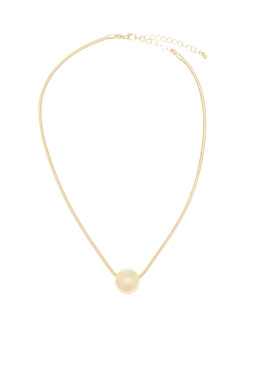 Gold Top Detaylı Kadın Kolye