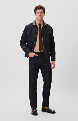 Lacivert Denim Pantolon