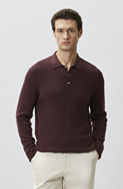 Bordo Polo Yaka Kazak