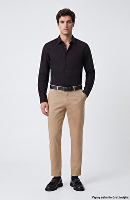 Siyah Slim Fit Gömlek