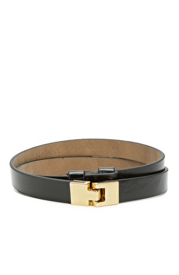 Black Women's Leather Belt