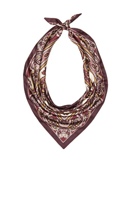 Colorful Double-sided Paisley Patterned Women's Scarf