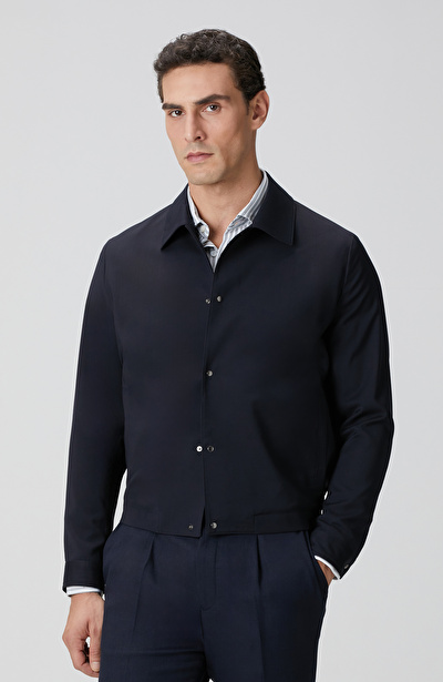 Lacivert Bomber Ceket