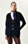 Lacivert Oversize Triko Hırka