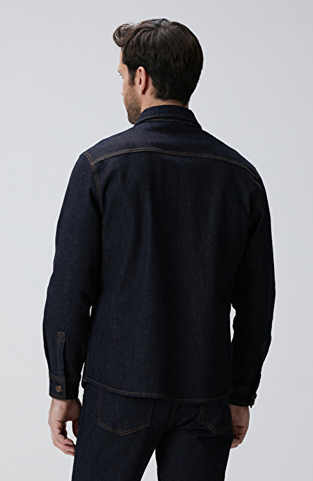 Lacivert Denim Gömlek_5