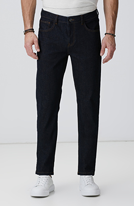 Lacivert Denim Pantolon_1