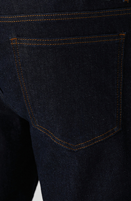 Lacivert Denim Pantolon_4