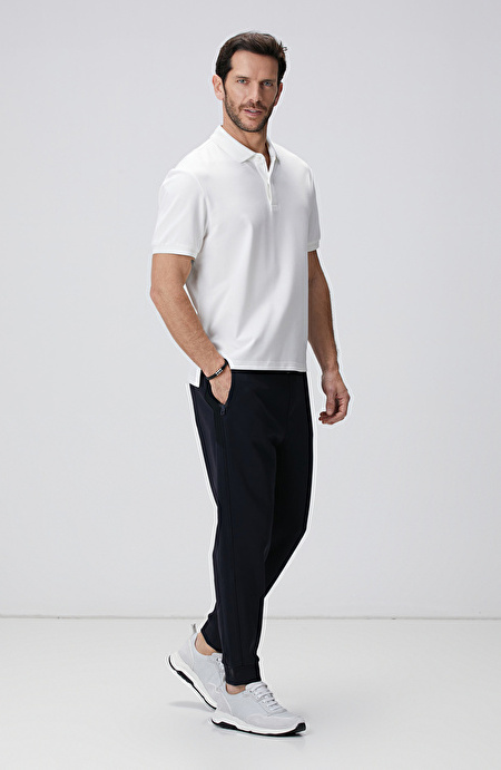 N-Tech Beyaz Polo Yaka T-shirt_2