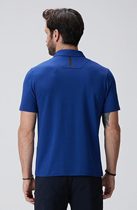 N-Tech Saks Polo Yaka Merserize T-shirt_4