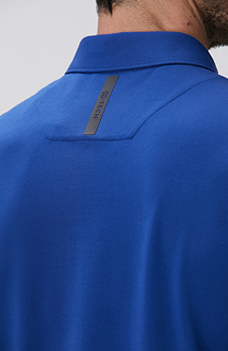 N-Tech Saks Polo Yaka Merserize T-shirt_5
