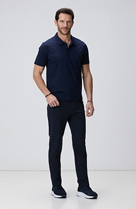 N-Tech Lacivert Polo Yaka T-shirt_2