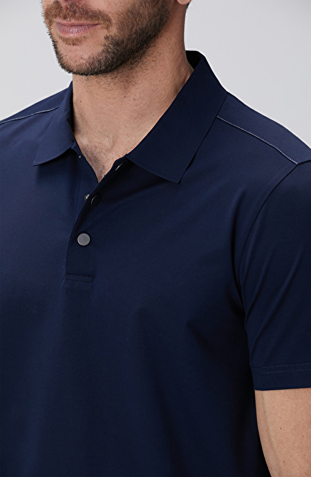 N-Tech Lacivert Polo Yaka T-shirt_5