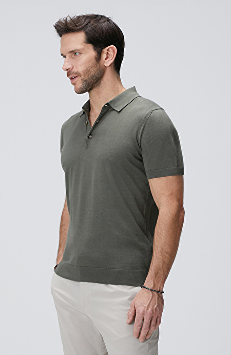 Haki Polo Yaka Kazak_3