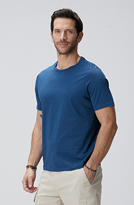 Indigo Basic T-shirt_1