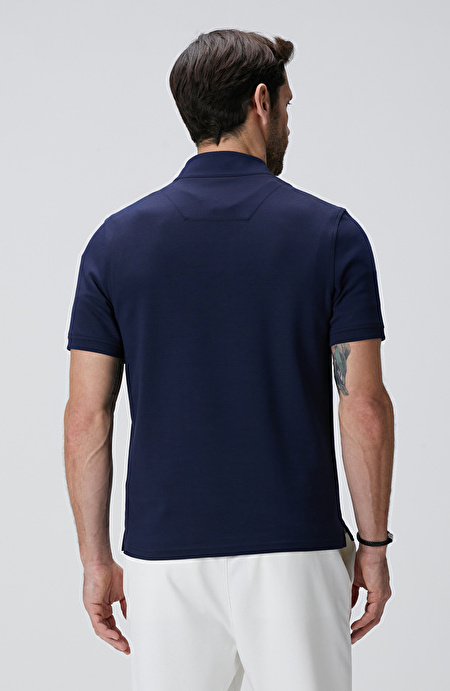 Lacivert Kısa Kollu Sweatshirt_4